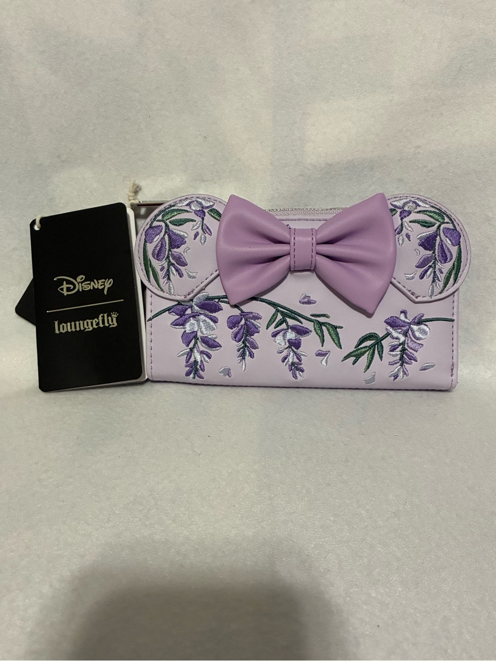 NWT Loungefly Lavender Wisteria Bow Wallet
